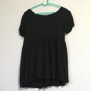 Brandy Melville Black Babydoll Dress